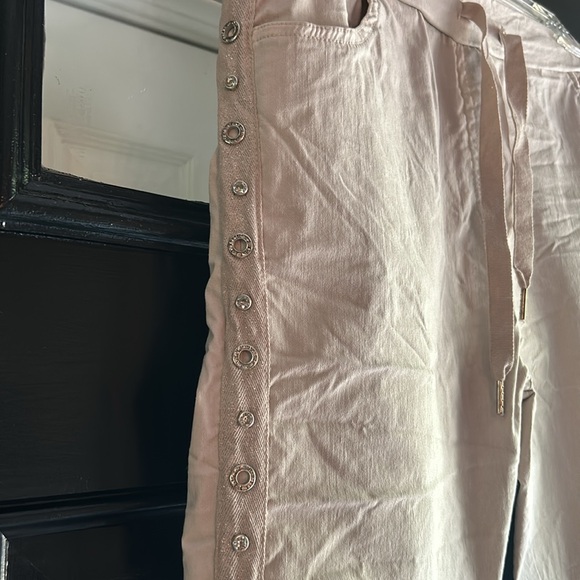 NT by Amati boutique stretch legging pants with side bling on both legs. OSFA - Picture 2 of 8